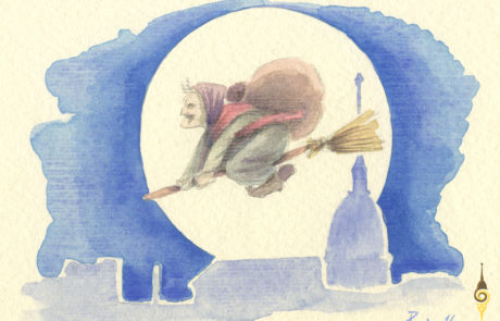 Turinepi Illustrazione Befana, 2016